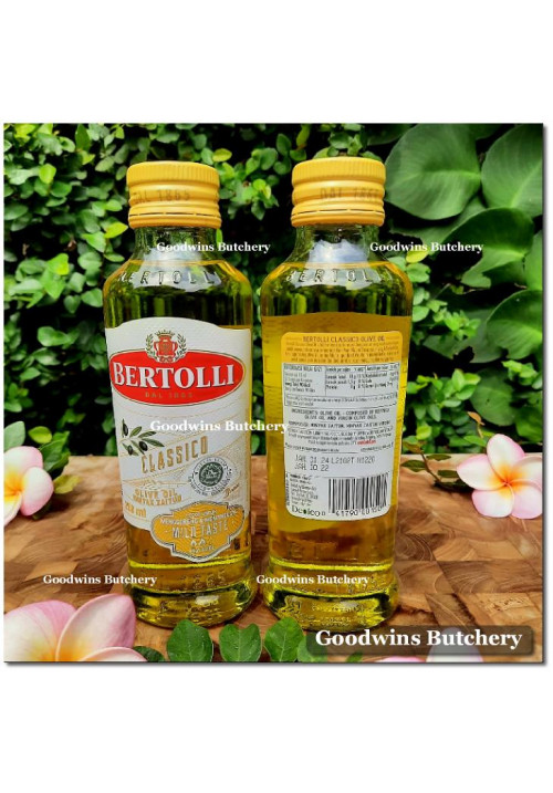 Oil OLIVE OIL Bertolli Italy minyak zaitun CLASSICO MILD TASTE 250ml